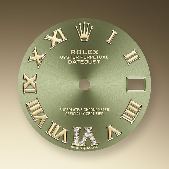 Rolex Replica Watch Datejust 31, Oystersteel, 18kt Yellow Gold and diamonds, 278383RBR-0016