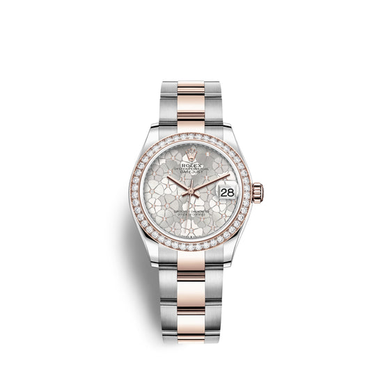 Rolex Replica Watch Datejust 31mm, Oystersteel and 18k Everose Gold, 278381rbr-0031
