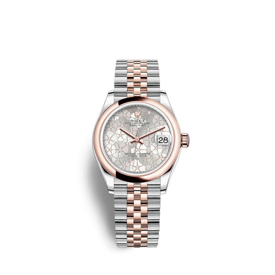 Rolex Replica Watch Datejust 31mm, Oystersteel and 18k Everose Gold and Diamonds, 278241-0032