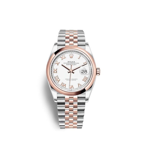 Rolex Replica Watch Datejust 36 Oystersteel and Everose gold 126201-0015