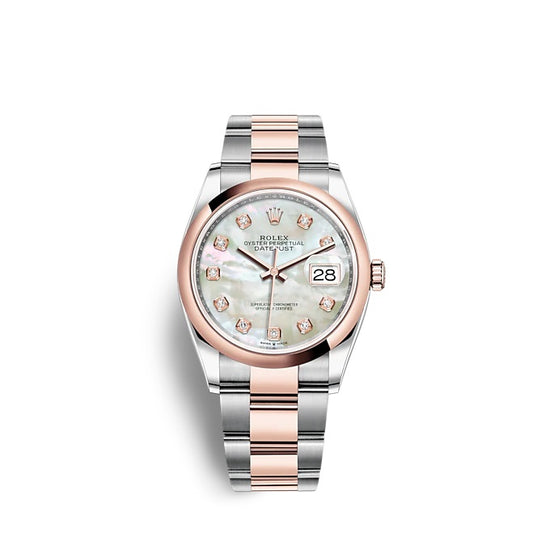 Rolex Replica Watch Datejust 36 Oystersteel and Everose gold 126201-0022