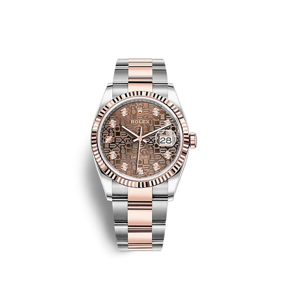 Rolex Replica Watch Datejust 36 Oystersteel and Everose gold 126231-0026