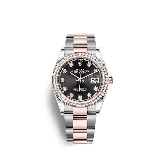 Rolex Replica Watch Datejust 36 Oystersteel and Everose gold 126281RBR-0008