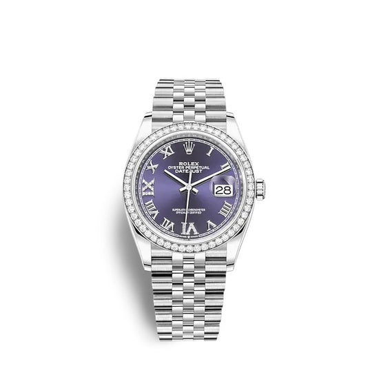 Rolex Replica Watch Datejust 36 Oystersteel and white gold 126284RBR-0013