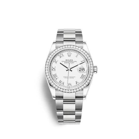 Rolex Replica Watch Datejust 36 Oystersteel and white gold 126284RBR-0018
