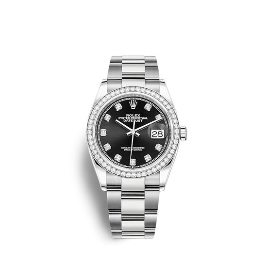 Rolex Replica Watch Datejust 36 Oystersteel and white gold 126284RBR-0020