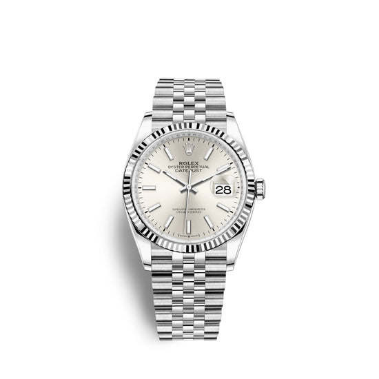 Rolex Replica Watch Datejust 36, Stainless Steel and 18k White Gold, 36mm, 126234-0013