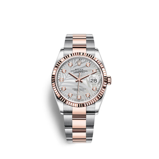 Rolex Replica Watch Datejust 36mm, Oystersteel and 18k Everose Gold, 126231-0038