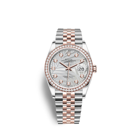 Rolex Replica Watch Datejust 36mm, Oystersteel and 18k Everose Gold, 126281rbr-0025