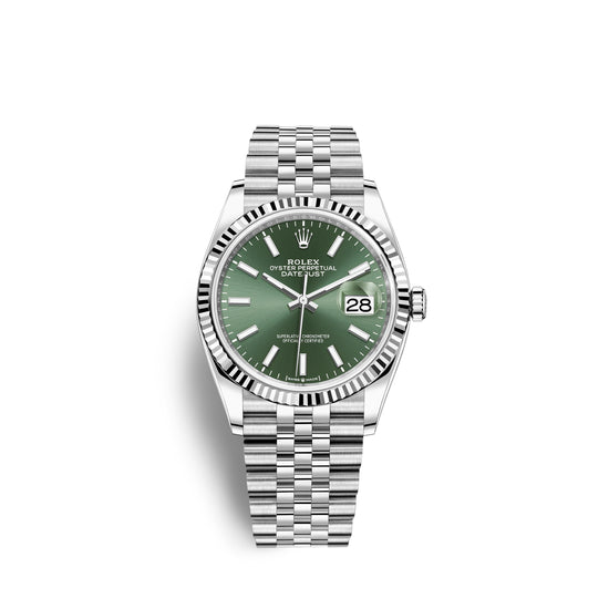 Rolex Replica Watch Datejust 36mm, Oystersteel and 18k White Gold, 126234-0051