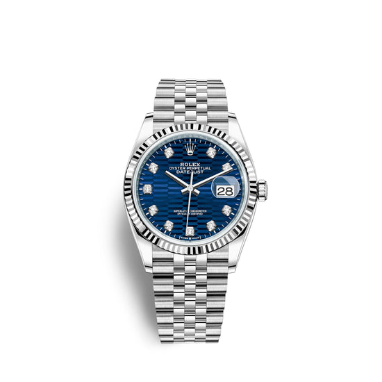 Rolex Replica Watch Datejust 36mm, Oystersteel and 18k White Gold, 126234-0057