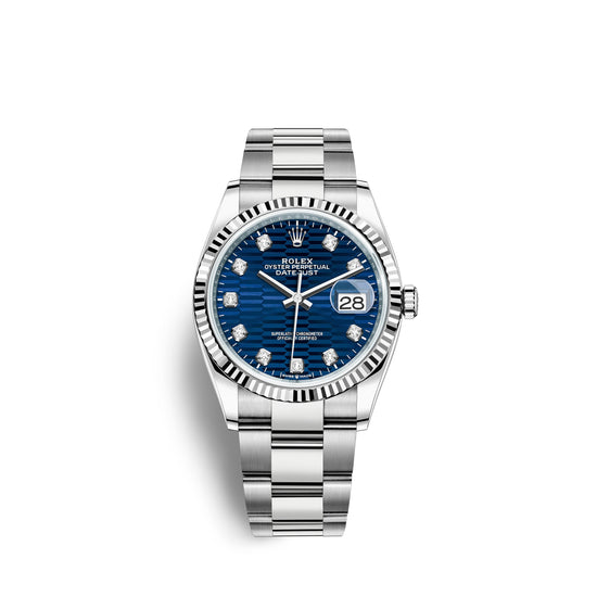Rolex Replica Watch Datejust 36mm, Oystersteel and 18k White Gold, 126234-0058