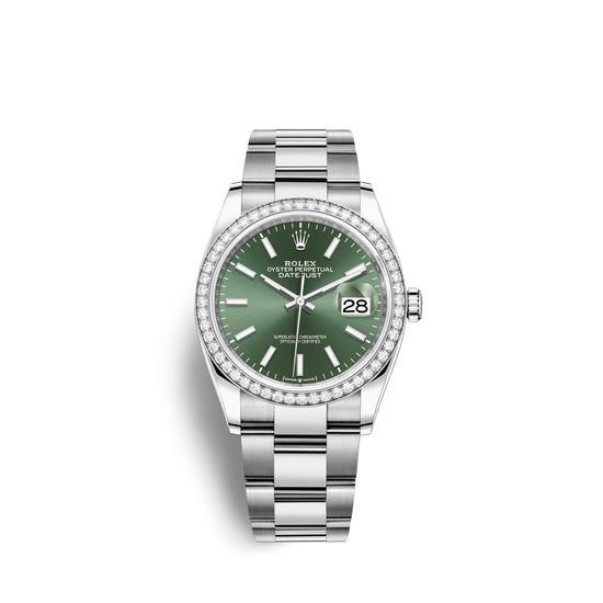 Rolex Replica Watch Datejust 36mm, Oystersteel and 18k White Gold, 126284rbr-0044