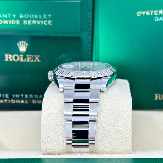Rolex Replica Watch Datejust 41, Stainless Steel and 18k White Gold, 41mm, Mint 2022, 126334-0003