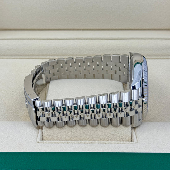 Rolex Replica Watch Datejust 41, Stainless Steel and 18k White Gold, 41mm, Slate dial, Jubilee, 126334-0014