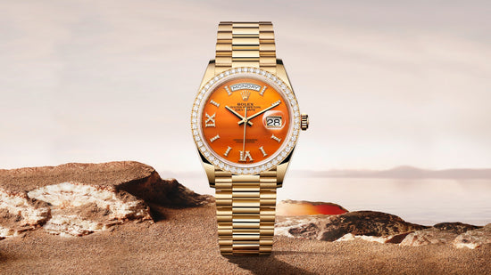 Rolex Replica Watch Day-Date 36, 18k Yellow Gold with Diamond-set, 36mm, 128348rbr-0049