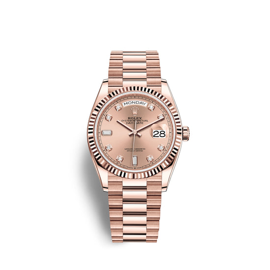 Rolex Replica Watch Day-Date 36 Everose gold 128235-0009