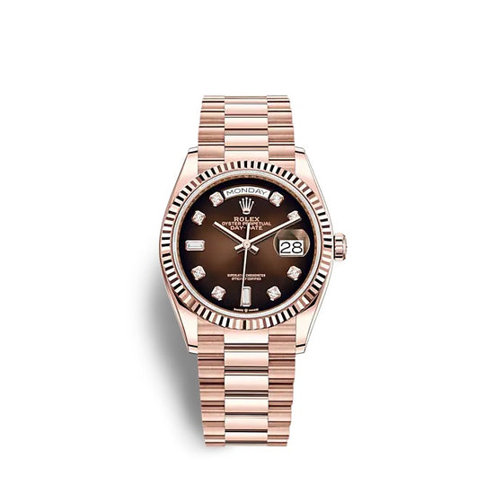 Rolex Replica Watch Day-Date 36 Everose gold 128235-0037
