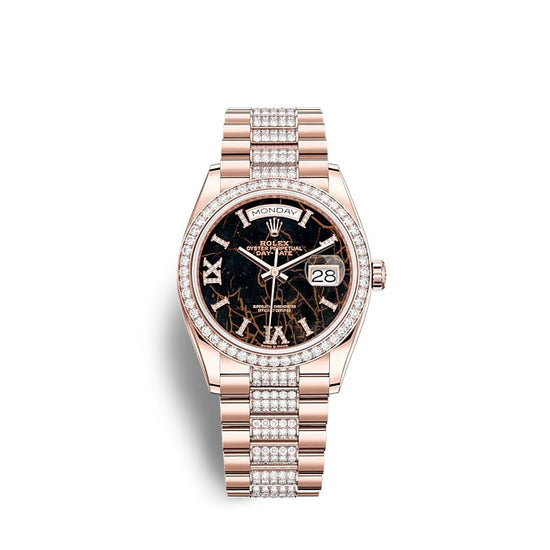 Rolex Replica Watch Day-Date 36 Everose gold 128345RBR-0045