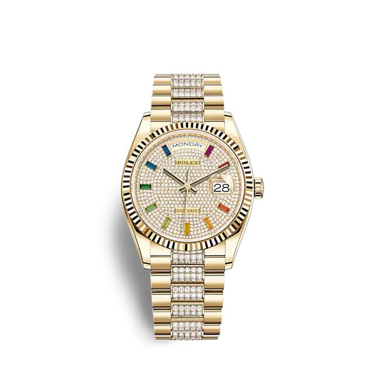 Rolex Replica Watch Day-Date 36 Yellow gold 128238-0052