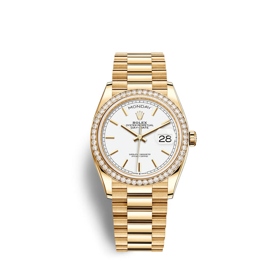 Rolex Replica Watch Day-Date, 36mm, 18k Yellow Gold, 128348rbr-0047