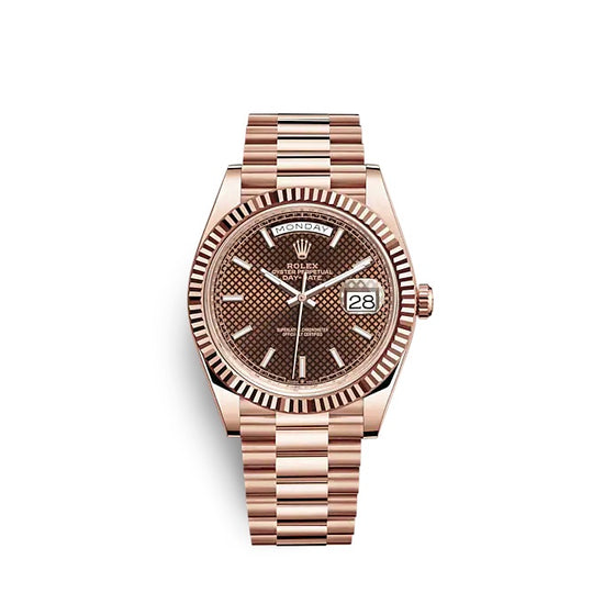 Rolex Replica Watch Day-Date 40 Everose gold 228235-0006