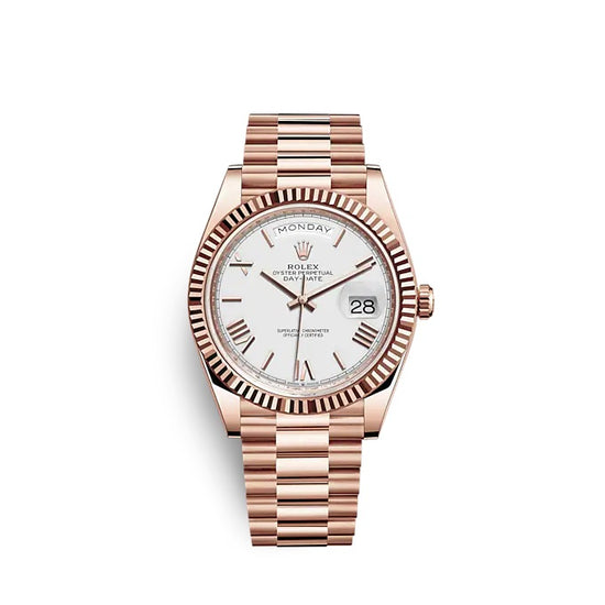 Rolex Replica Watch Day-Date 40 Everose gold 228235-0032