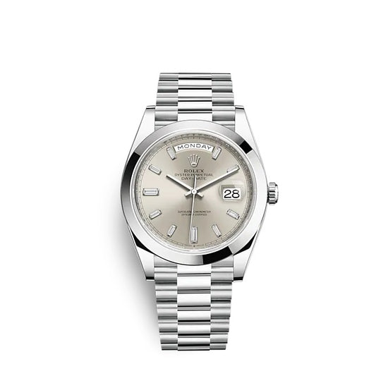 Rolex Replica Watch Day-Date 40 Platinum 228206-0012