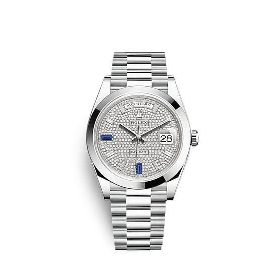 Rolex Replica Watch Day-Date 40 Platinum 228206-0029