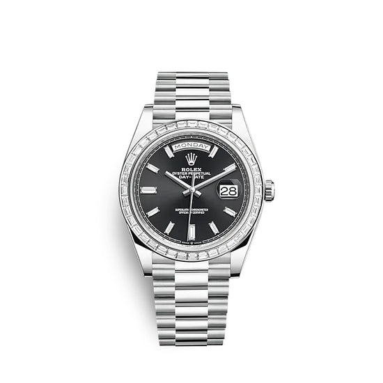 Rolex Replica Watch Day-Date 40 Platinum 228396TBR-0012