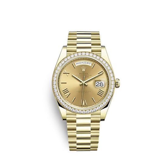 Rolex Replica Watch Day-Date 40 Yellow gold 228348RBR-0003