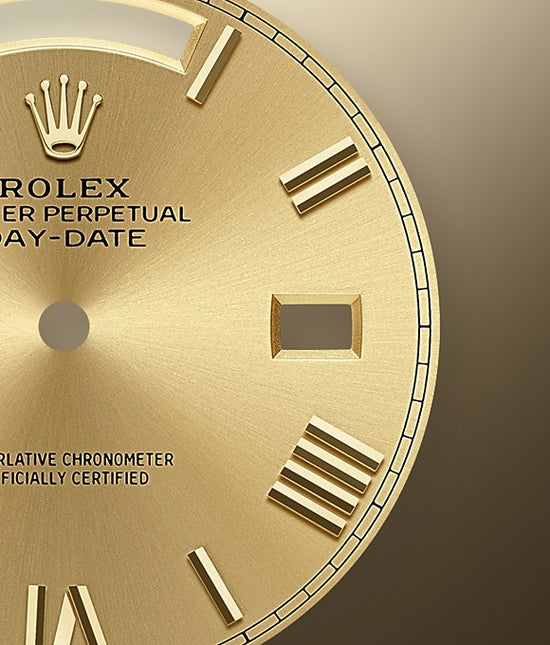 Rolex Replica Watch Day-Date 40 Yellow gold 228398TBR-0003