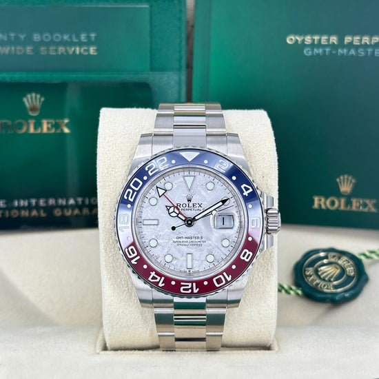 Rolex Replica Watch GMT-Master II 18 ct white gold 126719BLRO-0002