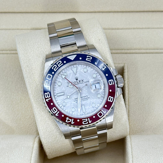 Rolex Replica Watch GMT-Master II 18 ct white gold 126719BLRO-0002