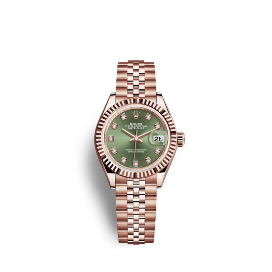 Rolex Replica Watch Lady-Datejust 28, 18k Everose Gold, 279175-0013