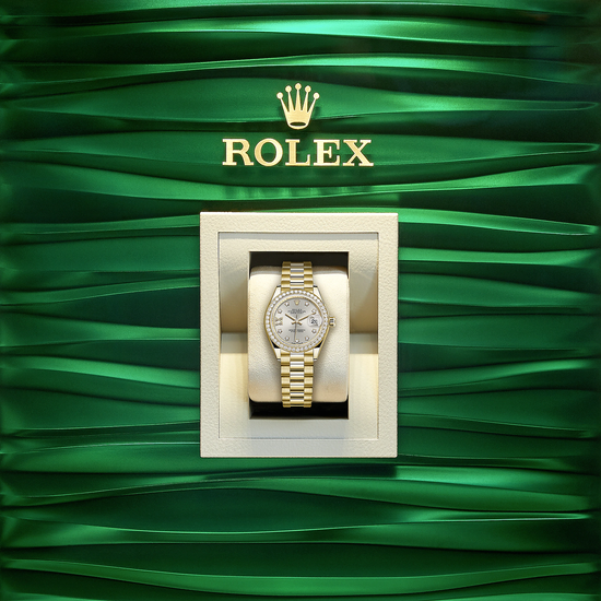 Rolex Replica Watch Lady-Datejust 28, 18kt Yellow Gold and diamonds, 279138RBR-0001