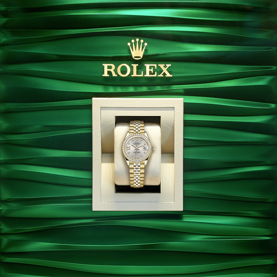 Rolex Replica Watch Lady-Datejust 28, 18kt Yellow Gold and diamonds, 279138RBR-0002