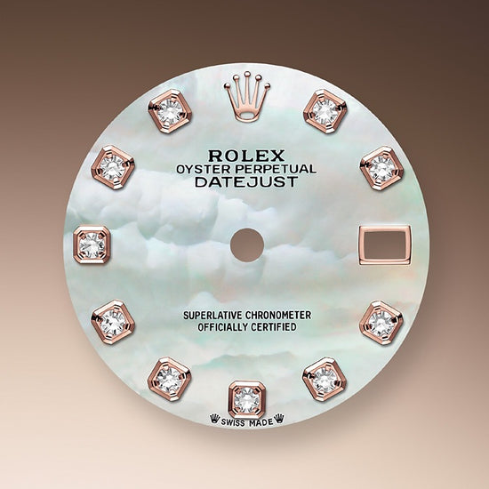 Rolex Replica Watch Lady-Datejust 28, Oystersteel and 18k Everose Gold, 279171-0014