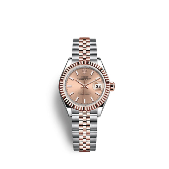 Rolex Replica Watch Lady-Datejust 28, Oystersteel and 18k Everose Gold, 279171-0023