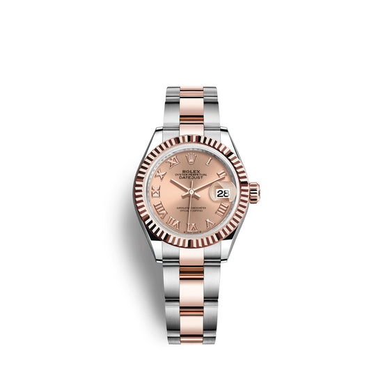 Rolex Replica Watch Lady-Datejust 28, Oystersteel and 18k Everose Gold, 279171-0026