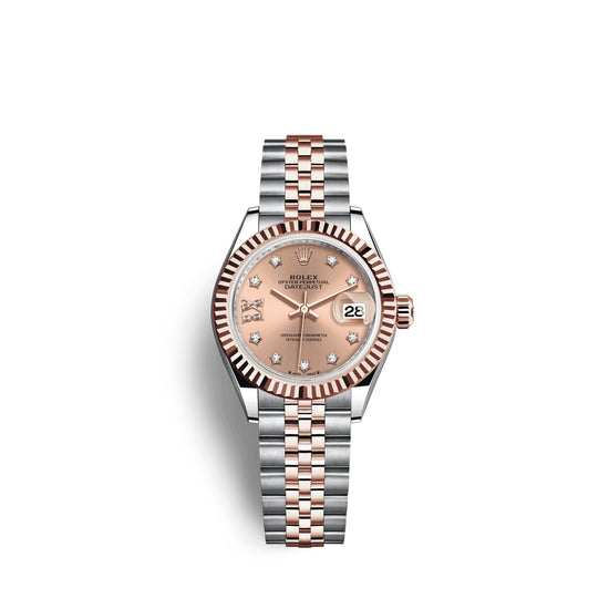 Rolex Replica Watch Lady-Datejust 28, Oystersteel and 18k Everose Gold, 279171-0027