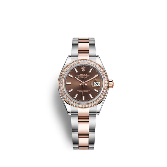 Rolex Replica Watch Lady-Datejust 28, Oystersteel and 18k Everose Gold, 279381RBR-0018