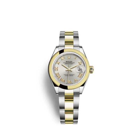 Rolex Replica Watch Lady-Datejust 28, Oystersteel and 18k Yellow Gold, 279163-0006