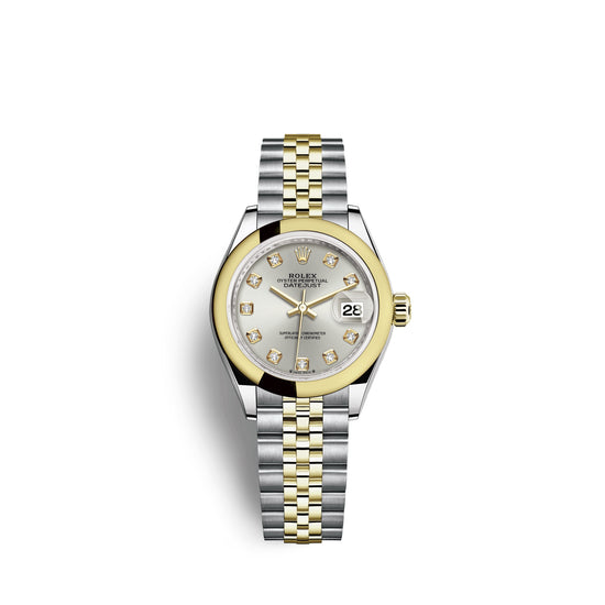 Rolex Replica Watch Lady-Datejust 28, Oystersteel and 18k Yellow Gold, 279163-0007