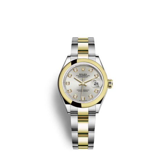 Rolex Replica Watch Lady-Datejust 28, Oystersteel and 18k Yellow Gold, 279163-0008