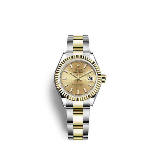 Rolex Replica Watch Lady-Datejust 28, Oystersteel and 18k Yellow Gold, 279173-0002