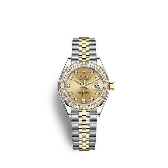 Rolex Replica Watch Lady-Datejust 28, Oystersteel and 18k Yellow Gold, 279383RBR-0011