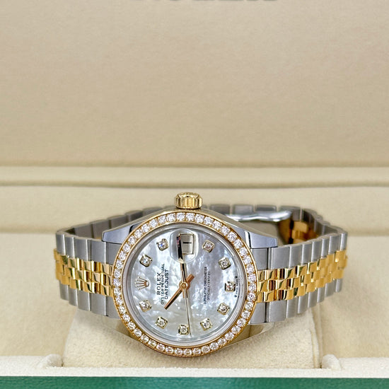Rolex Replica Watch Lady-Datejust 28, Oystersteel and 18k Yellow Gold, 279383RBR-0019