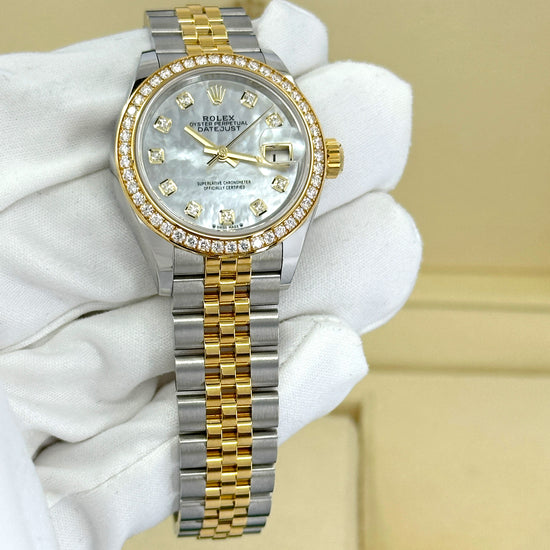 Rolex Replica Watch Lady-Datejust 28, Oystersteel and 18k Yellow Gold, 279383RBR-0019
