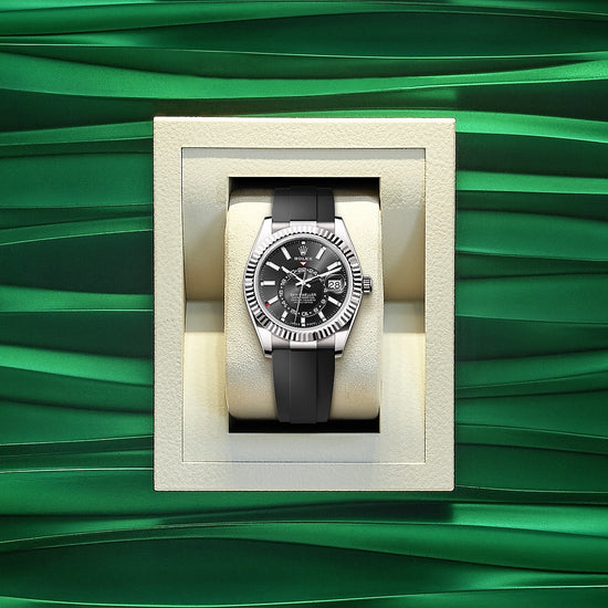 Rolex Replica Watch Sky-Dweller, 42mm, 18k White Gold, 336239-0002
